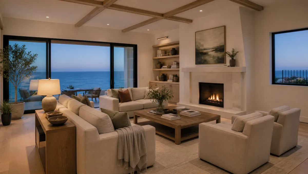 Oceanfront living room preview